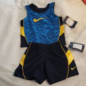 Nike 12m shorts and tank outfit